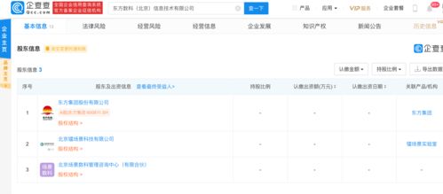 東方集團戰略布局 投資成立東方數科，拓展信息技術與數據處理服務